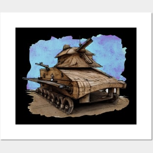 Wooden Tank Posters and Art